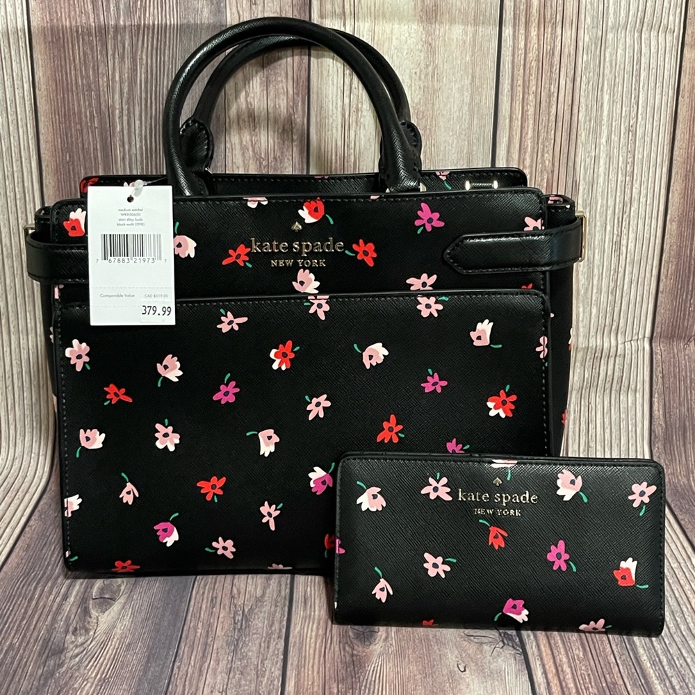 Kate Spade Floral Purse & Bi-Fold Wallet